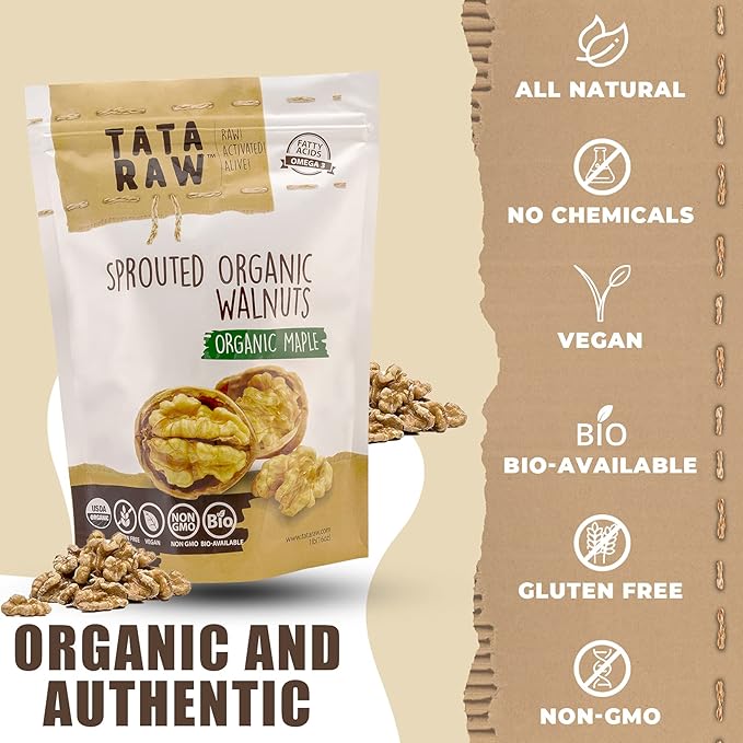 SPROUTED ORGANIC MAPLE WALNUTS