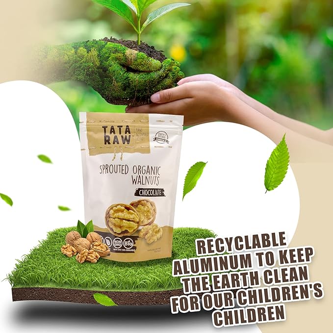 SPROUTED ORGANIC WALNUTS - CHOCOLATE