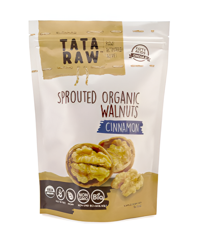 SPROUTED ORGANIC WALNUTS - CINNAMON